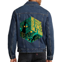 No Gods Or Kings Only Man Rapture Classic Men Denim Jacket | Artistshot