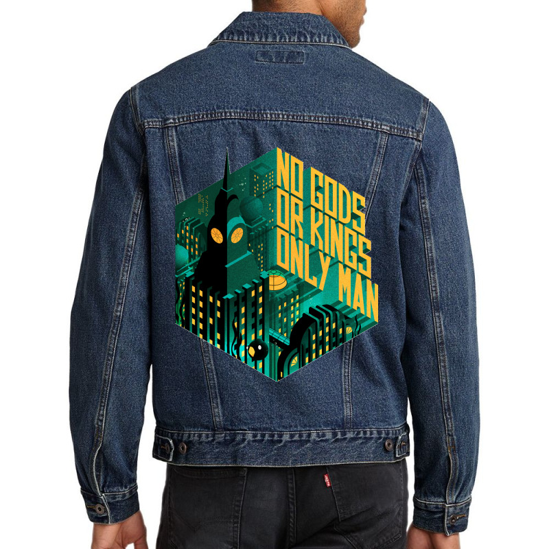 No Gods Or Kings Only Man Rapture Classic Men Denim Jacket by cm-arts | Artistshot