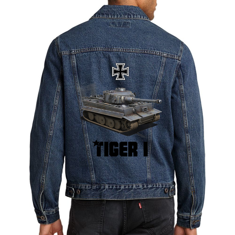 Tiger I German Heavy Tank Ww2 Military Panzerkampfwagen Men Denim Jacket by CUSER3772 | Artistshot