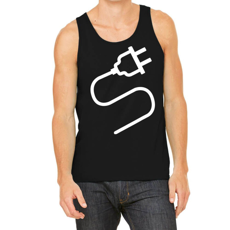 Couple Plug Socket Matching Costume Funny Halloween Gifts Tank Top by Tee | Artistshot