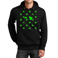 Clover Green Checkered Pattern T  Shirt1450 Unisex Hoodie | Artistshot