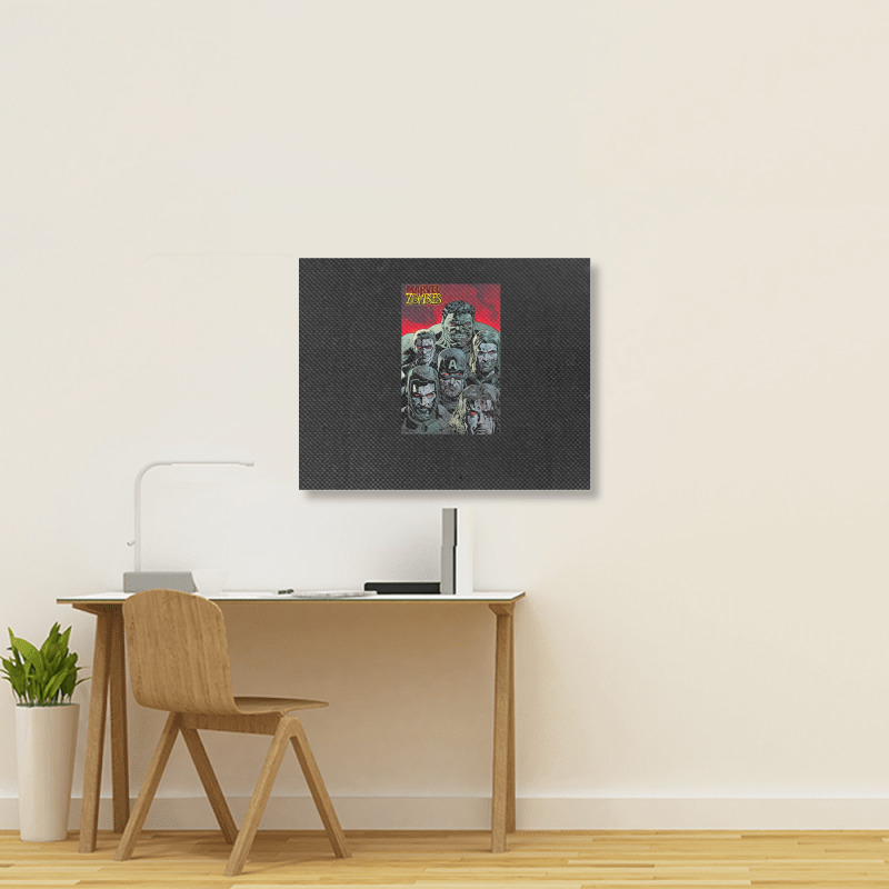 Zombies Zombie Group Shot Landscape Canvas Print | Artistshot