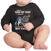 I Am A Son Of God Jesus Warrior Christ, Son Of God, I Am A Son Of God  Long Sleeve Baby Bodysuit | Artistshot