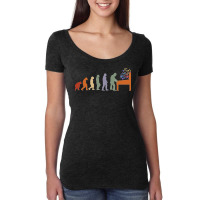 Pinball Pinball Machine Arcade Game Retro Evoltution Pinball Classic Women's Triblend Scoop T-shirt | Artistshot