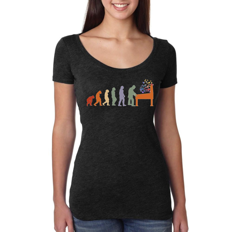 Pinball Pinball Machine Arcade Game Retro Evoltution Pinball Classic Women's Triblend Scoop T-shirt by cm-arts | Artistshot