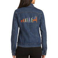 Pinball Pinball Machine Arcade Game Retro Evoltution Pinball Classic Ladies Denim Jacket | Artistshot