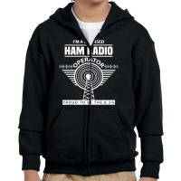 New Limited Funny Radio Operator Radio Amateur Youth Zipper Hoodie | Artistshot