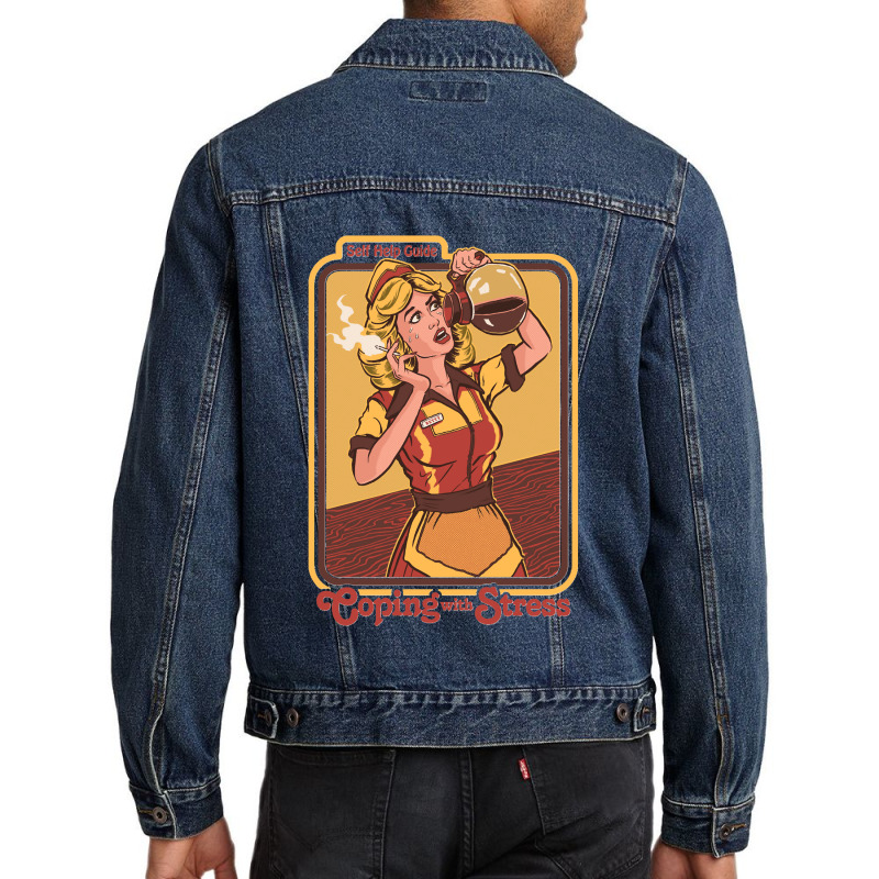 Coping With Stress Classic Men Denim Jacket | Artistshot