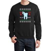 Christmas Ugly Sweater Molar Bear Dentist Crewneck Sweatshirt | Artistshot