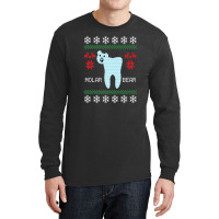 Christmas Ugly Sweater Molar Bear Dentist Long Sleeve Shirts | Artistshot