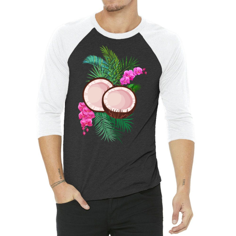 Coconut T  Shirt1483 3/4 Sleeve Shirt | Artistshot