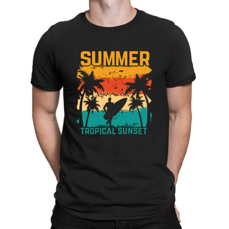 Summer Vibes Beach Surfing T-shirt | Artistshot