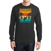 Summer Vibes Beach Surfing Long Sleeve Shirts | Artistshot