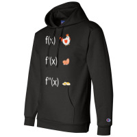 Derivative Function For Math Teacher Derivative F'(x) Arts Characters Champion Hoodie | Artistshot