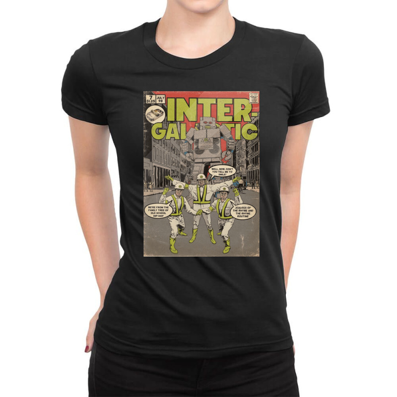 Intergalactic Comis, Inter Galactic, Intergalactic, I Love Intergalact Ladies Fitted T-Shirt by SHRIIIO ARTIST | Artistshot