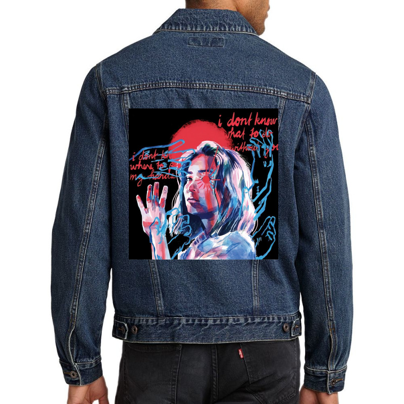 Funny Gift Slimeskull Call Me Men Denim Jacket | Artistshot