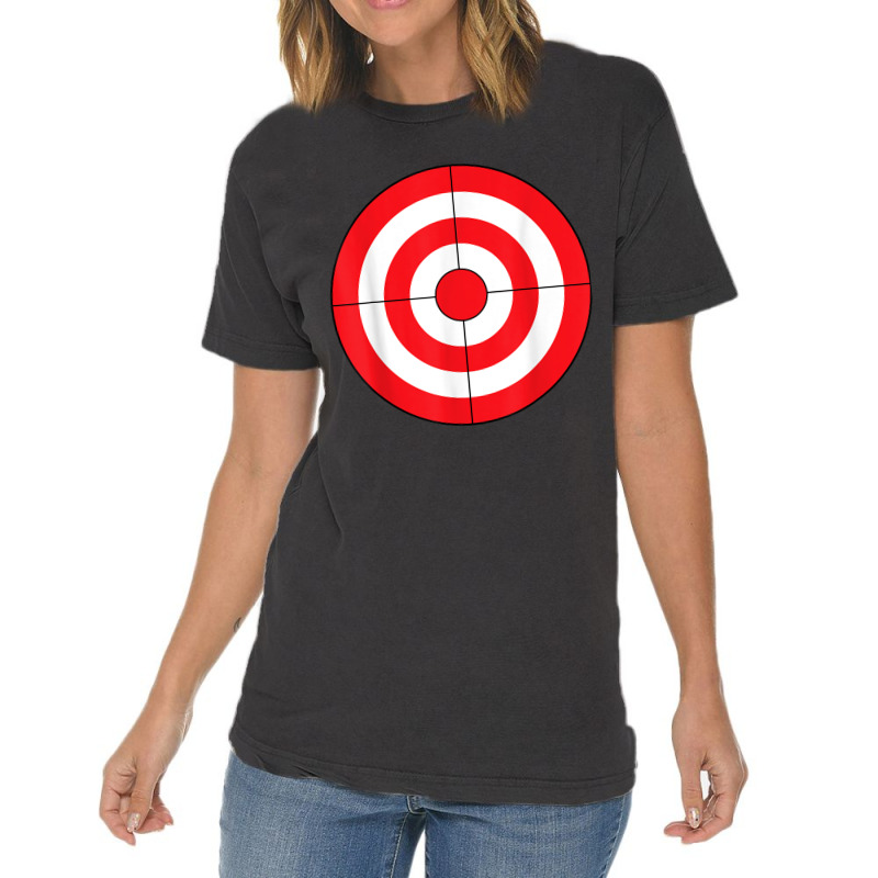 Bulls-eye Target Lazy Diy Halloween Costume Darts Shooting Vintage T-shirt | Artistshot