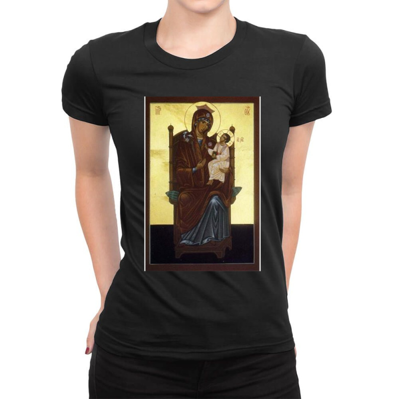 Funny Gifts Virgin Mary My Favorite People Ladies Fitted T-Shirt by ArtistStacys | Artistshot