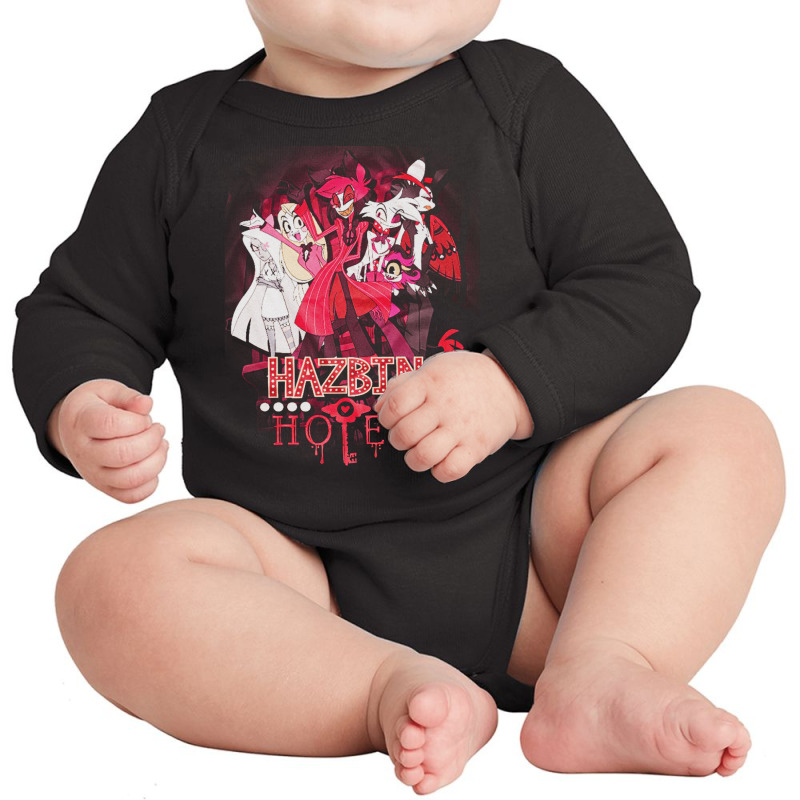 Hazbin Hotel, Graphic, Funny, Alastor, Hazbin, Hotel, Angel Dust, Radi Long Sleeve Baby Bodysuit by SHRIIIO ARTIST | Artistshot