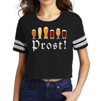 Womens Oktoberfest Prost Celebrate Diversity Beer Scorecard Crop Tee | Artistshot