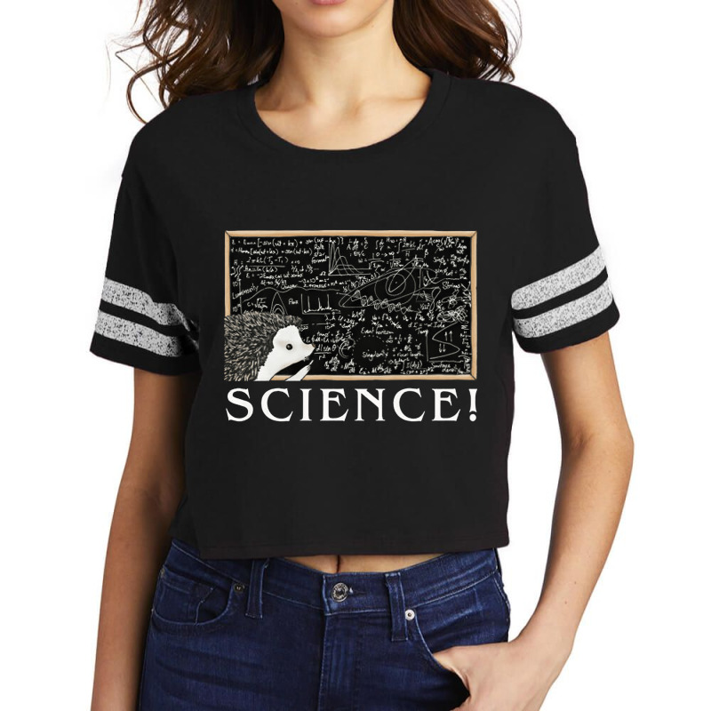 Hedgehog Science, Hedgehog, Science, Funny, Animal, Nature, Prickly, W Scorecard Crop Tee by SHRIIIO ARTIST | Artistshot