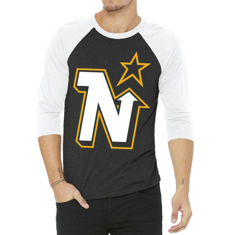 Vintage Minnesota Hockey Retro North Stars 3/4 Sleeve Shirt | Artistshot