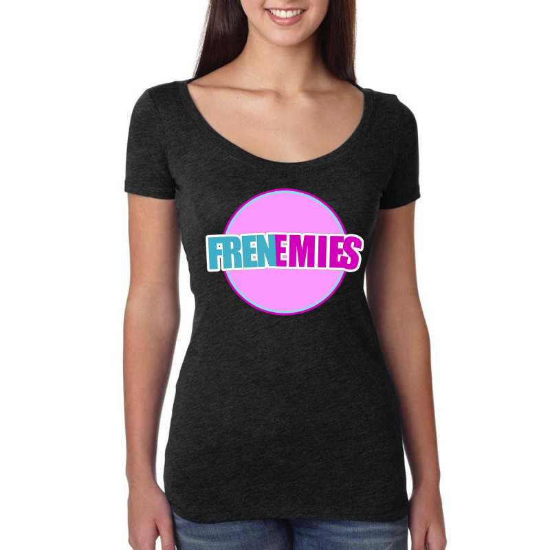 Frenemies Colorful Picture Women's Triblend Scoop T-shirt by ArtistDraven | Artistshot