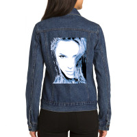 Retro  Actress Beautiful Mens Womens Ladies Denim Jacket | Artistshot