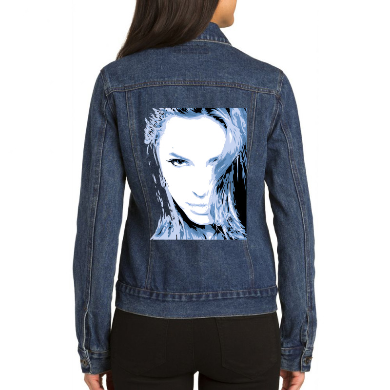 Retro  Actress Beautiful Mens Womens Ladies Denim Jacket by ArtistMarques | Artistshot