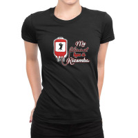 Angolan Dancer Angola My Blood Type Is Kizomba Dancing Ladies Fitted T-shirt | Artistshot