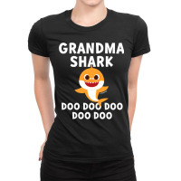 Womens Pinkfong Grandma Shark Official Ladies Fitted T-shirt | Artistshot