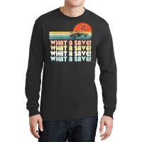 What A Save Vintage Retro Rocket Soccer Car League Long Sleeve Shirts | Artistshot