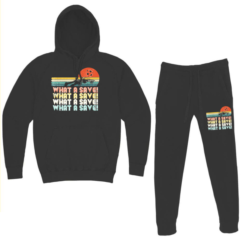 What A Save Vintage Retro Rocket Soccer Car League Hoodie & Jogger set by cm-arts | Artistshot