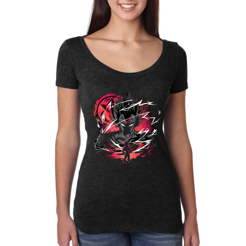 Majin Vegeta Women's Triblend Scoop T-shirt by cm-arts | Artistshot