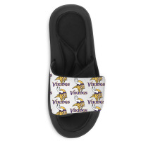 Stadium Vikings Fun Slide Sandal | Artistshot