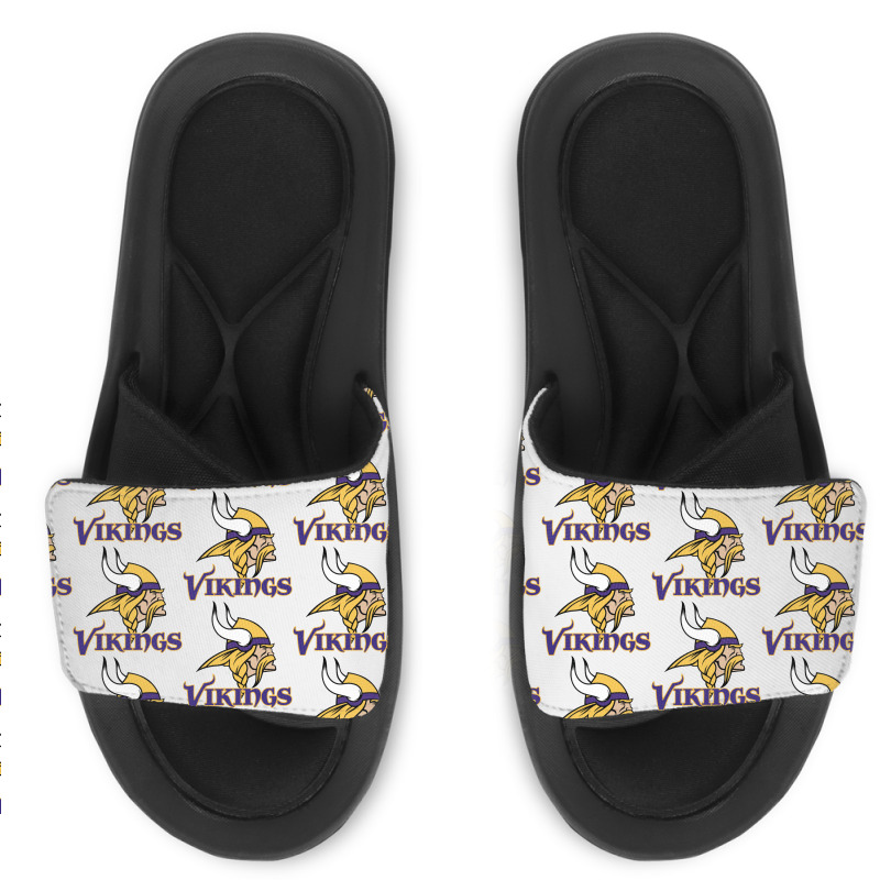 Stadium Vikings Fun Slide Sandal | Artistshot