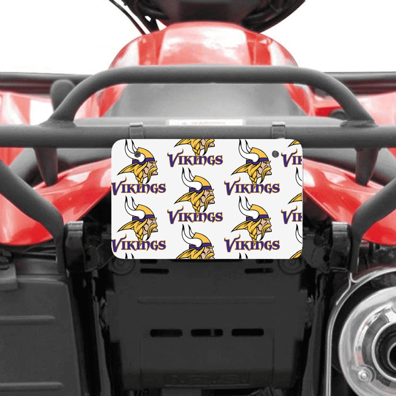 Stadium Vikings Fun Atv License Plate | Artistshot