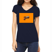 Winter Orange X Games Mask Women's V-neck T-shirt | Artistshot