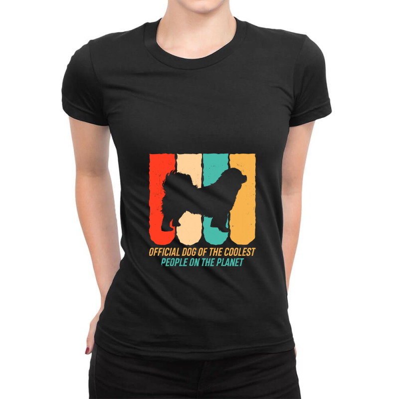 Tibetan Mastiff T  Shirt Official Dog Of The Coolest People Tibetan Ma Ladies Fitted T-Shirt by cm-arts | Artistshot