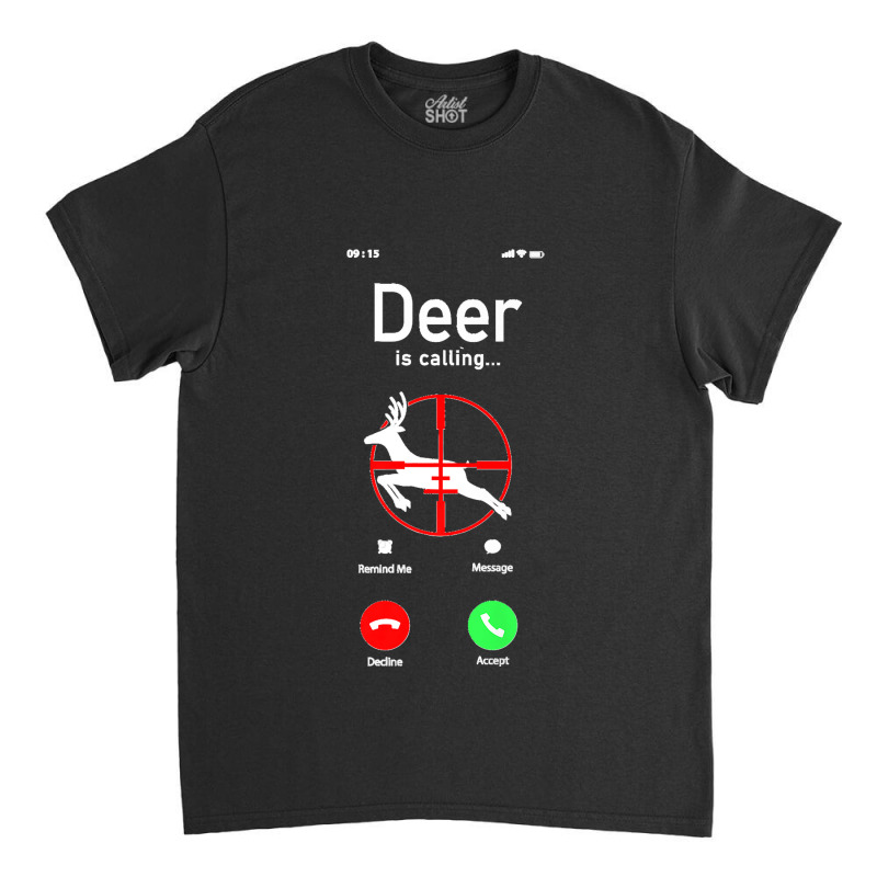 Buck Deer Hunting Hunter Phone Display Vintage Deer Is Premium Classic T-shirt by cm-arts | Artistshot