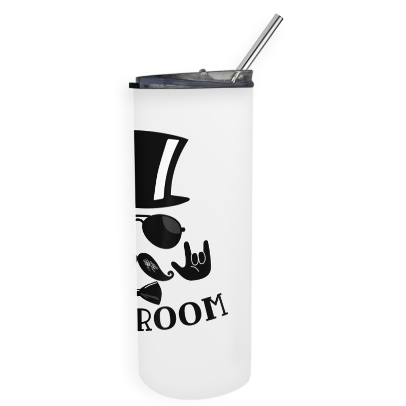 Mens The Groom Bachelor Party Groomsmen Gifts Gift Skinny Tumbler | Artistshot