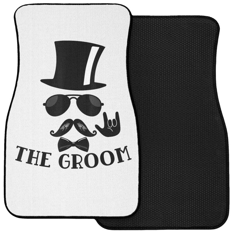 Mens The Groom Bachelor Party Groomsmen Gifts Gift Front Car Mat | Artistshot