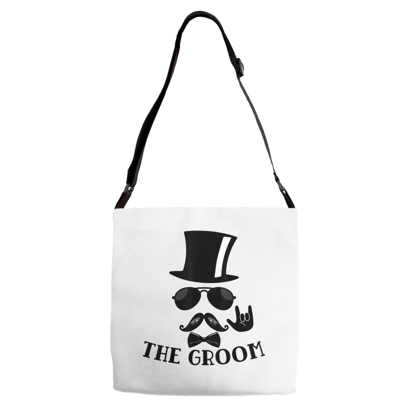 Mens The Groom Bachelor Party Groomsmen Gifts Gift Adjustable Strap Totes | Artistshot