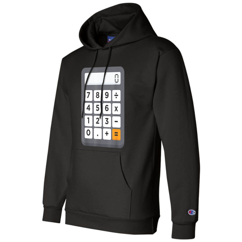 Funny Accountant Halloween Costume Outfit Math Calculator Champion Hoodie by Newart | Artistshot