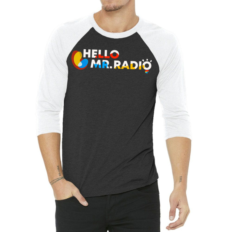 Hello Mr.radio Elo (wb) 3/4 Sleeve Shirt by AnitaKovich | Artistshot