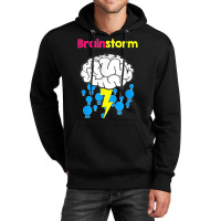 Funny Brainstorm Good Idea Lightbulb Thunder Unisex Hoodie | Artistshot