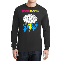 Funny Brainstorm Good Idea Lightbulb Thunder Long Sleeve Shirts | Artistshot