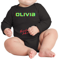 Olivia Newton John Totally Long Sleeve Baby Bodysuit | Artistshot