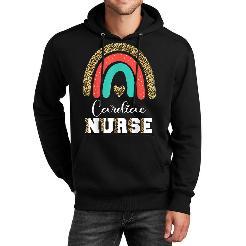 Cardiac Nurse Leopard Cardiologist Graduation Cardiology Unisex Hoodie by cm-arts | Artistshot