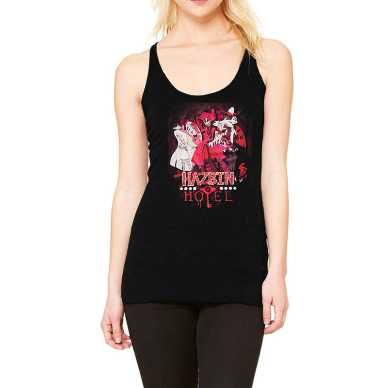 Hazbin Hotel, Graphic, Funny, Alastor, Hazbin, Hotel, Angel Dust, Radi Racerback Tank by SHRETE-Artist | Artistshot